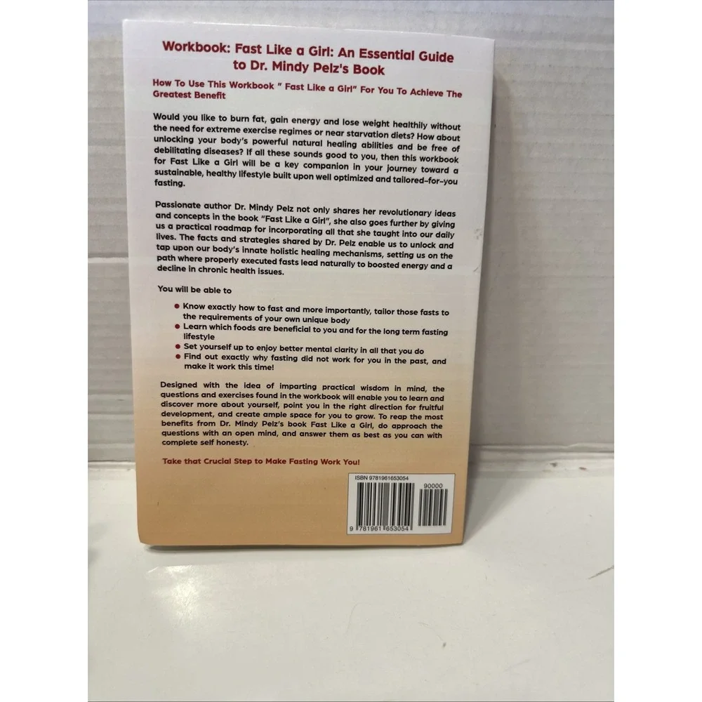 Workbook: Fast Like a Girl: An Essential Guide to Dr Mindy - VERY GOOD Paperback
